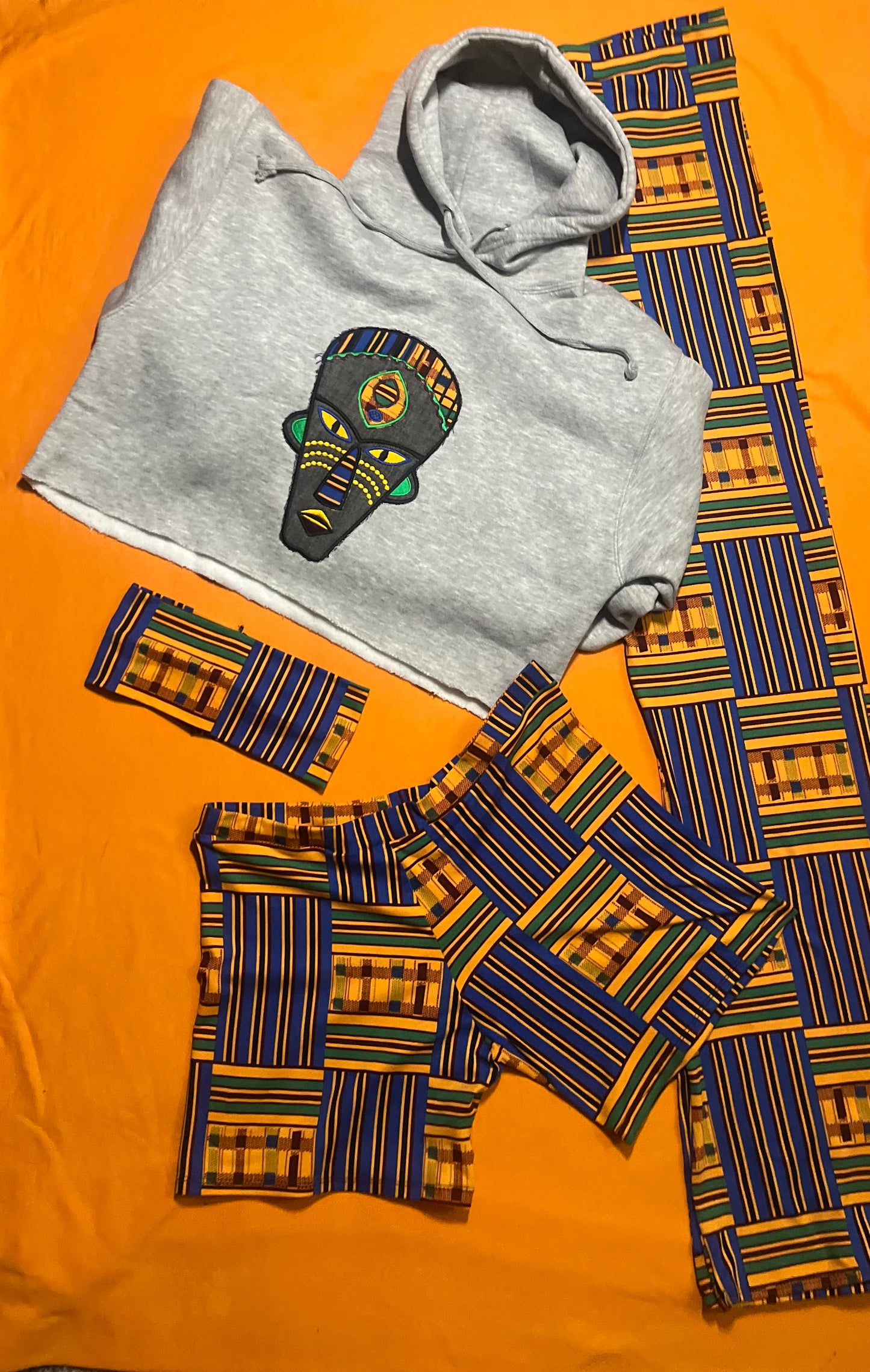 Royal kente Short set